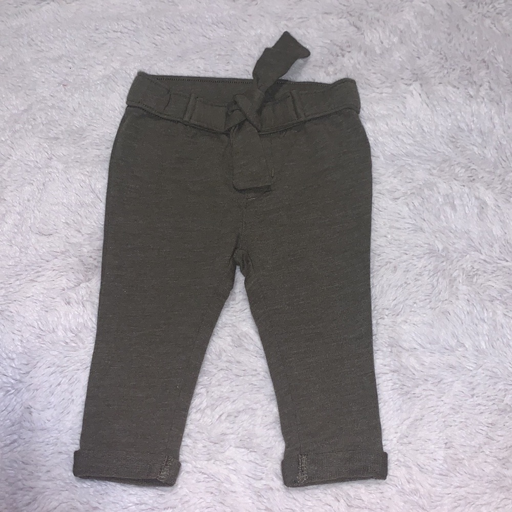 (3for $10) old navy green tie pants